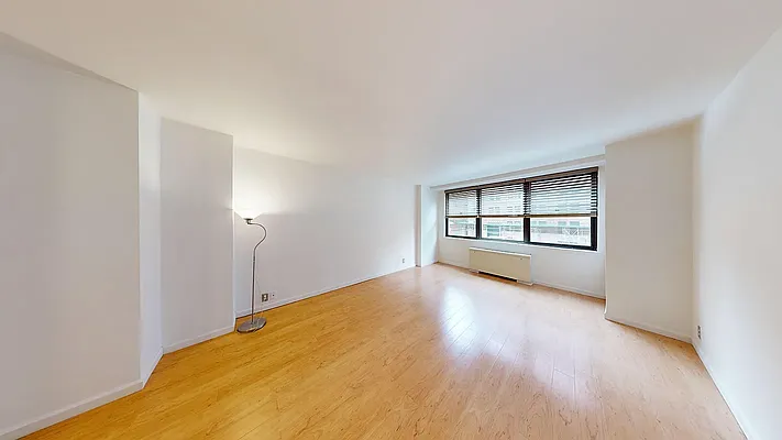 Bright studio interior at 225 East 36th Street
